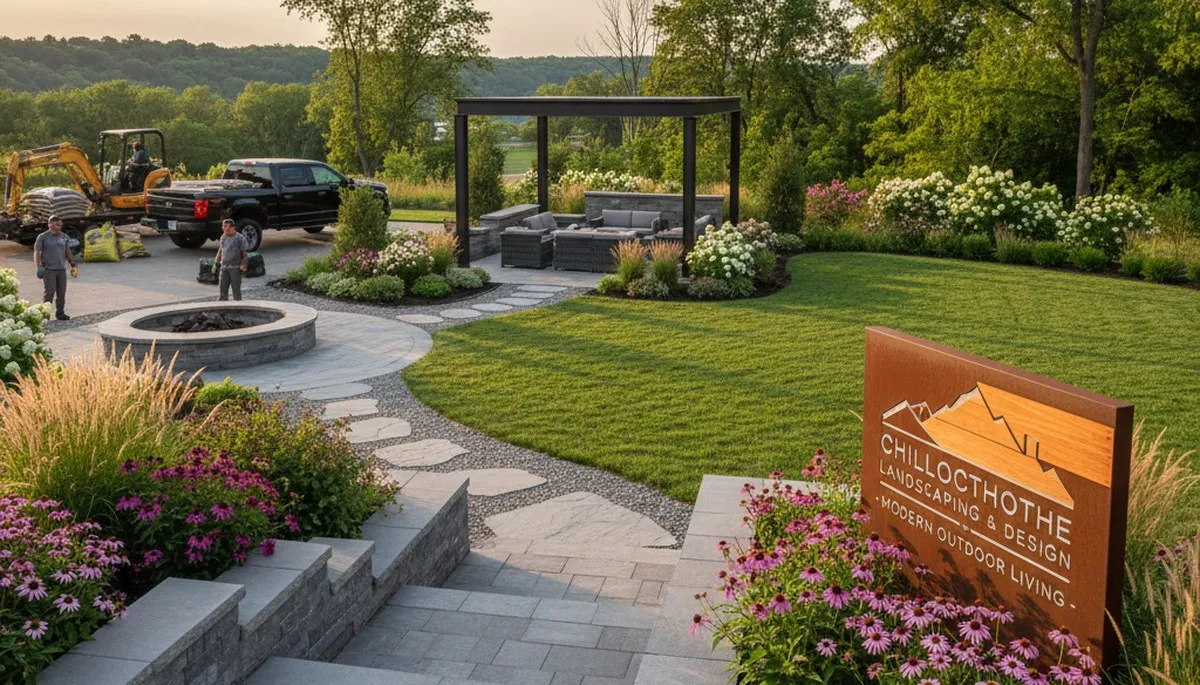 Landscape service in Peoria, IL for lawn care and yard maintenance