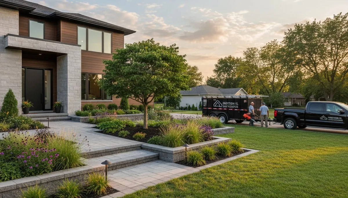 Landscaping services in Peoria, IL for residential lawn care and yard maintenance